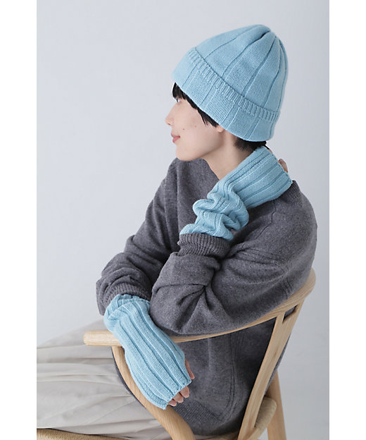 ◇カシミヤニット帽（0773296001） | human woman (Women