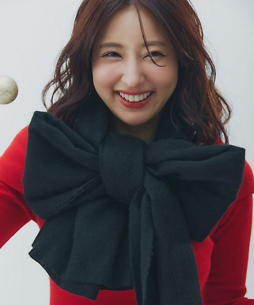 カシミヤ100％ボリュームストール（0314298001