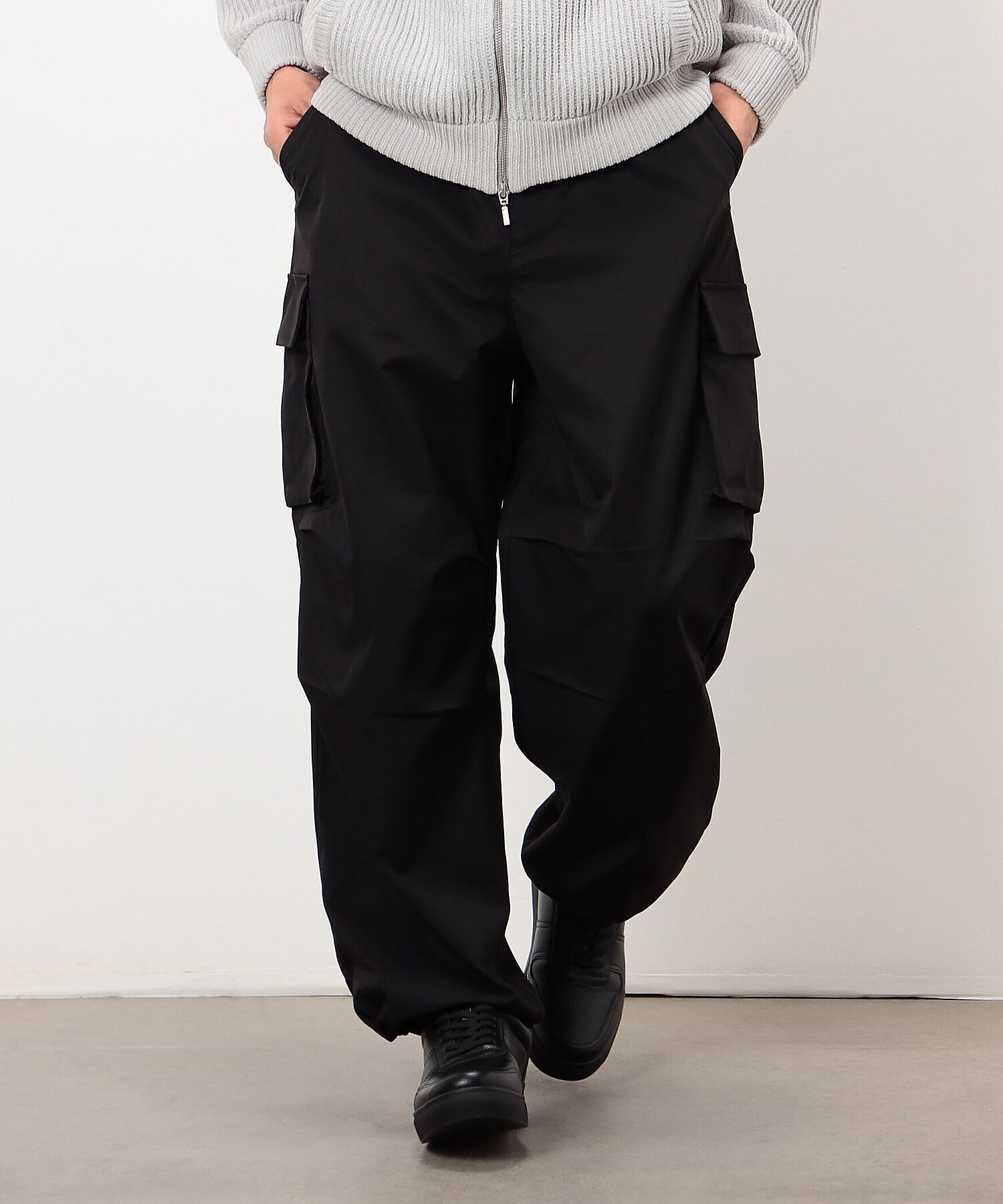 tamme カーゴパンツ ポリエステル GRN 無地23S0085 Bottoms | Tamme