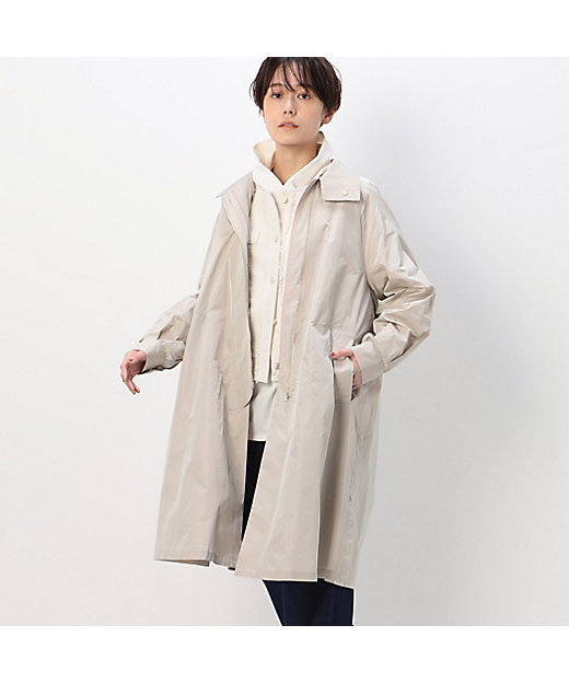 洗える】シャンブレータフタ ライナー付き スプリングコート