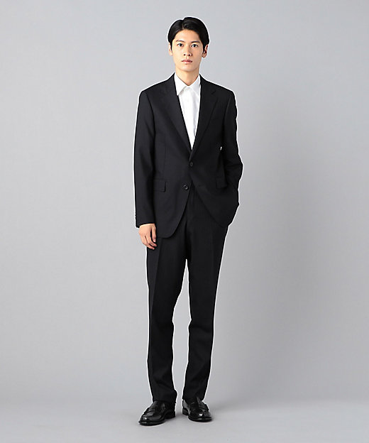 スリーピース対応】ウールシルクストライプ