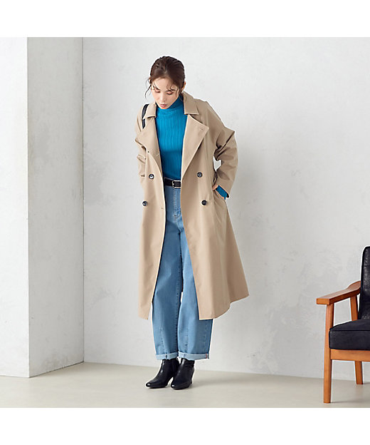 ポリエステルタフタ トレンチコート（1225MG01） | COMME CA