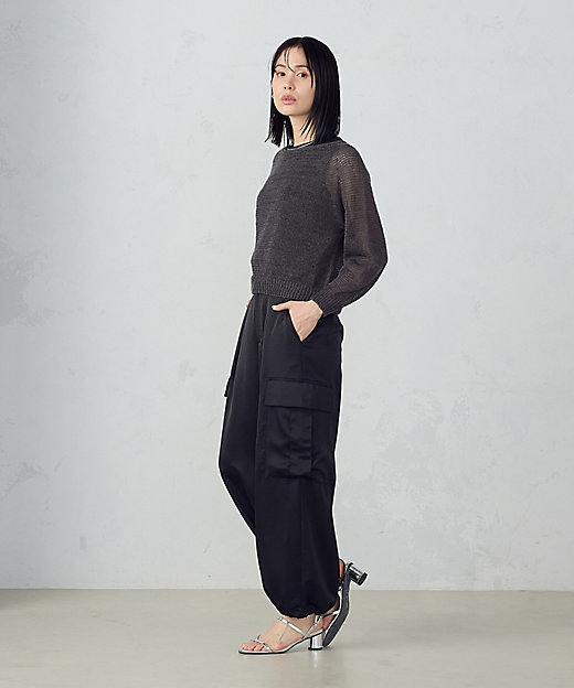 ポリエステルマットサテン カーゴパンツ（1252PK06） | COMME