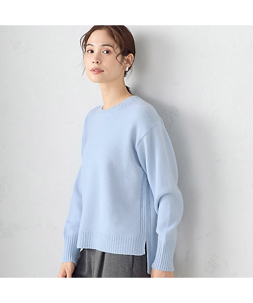 クルーネック カラーニット（1277KE01） | COMME CA ISM