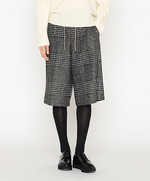 グレンチェックジャージー ハーフパンツ（2807PM12