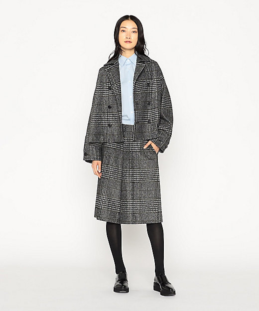 グレンチェックジャージー ハーフパンツ（2807PM12