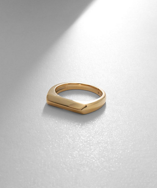 K10面取りカットシグネット リング（2002197491