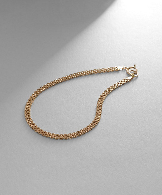 K18中空ビスマルクチェーン ブレスレット（2002261399