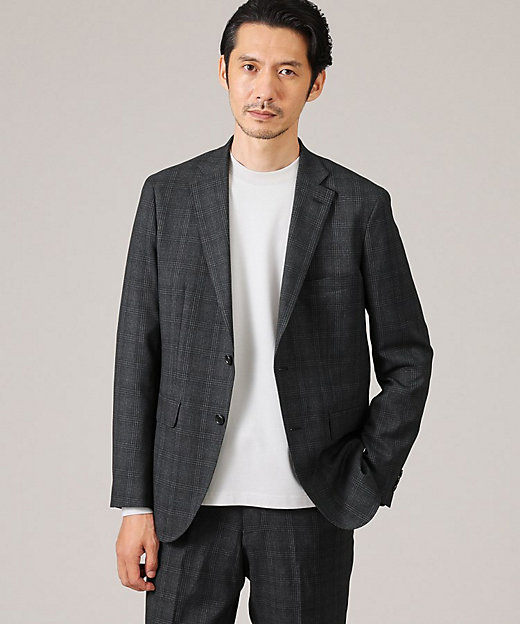 ストレッチ グレンチェック ジャケット（2002276348