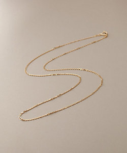 K18クリスクロスチェーン ネックレス（60cm