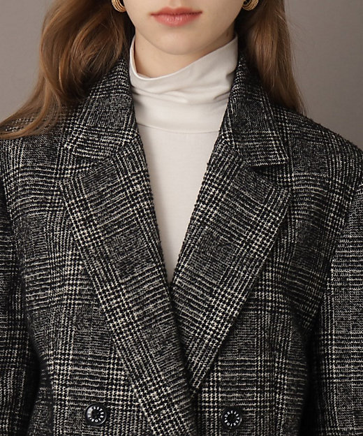 otonaMUSE11月号掲載】ループツイードグレンチェックダブル