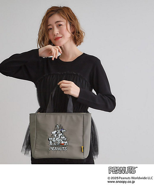 PEANUTS75th】ナイロン刺繍トート（2002424700