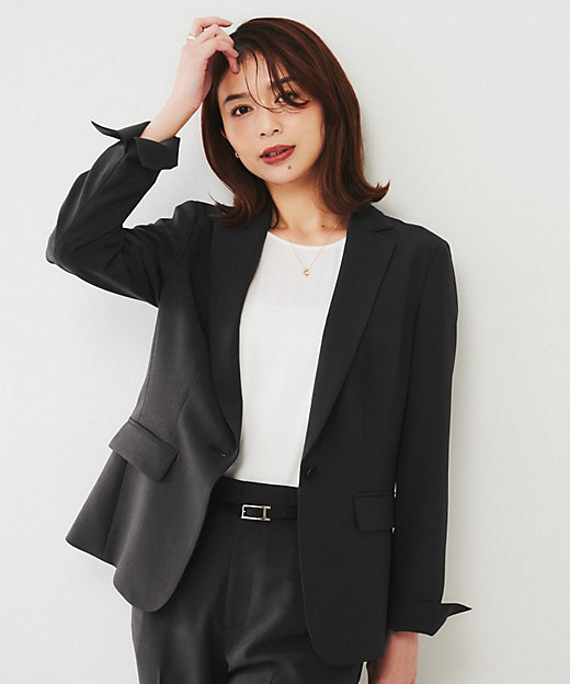 通勤スーツ】ライトウェイト テーラードジャケット