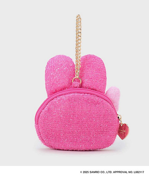 マイメロディ】フェイス型キラキラポーチチャーム