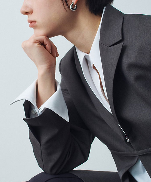 belted chic jacket（2002544127） | CODE