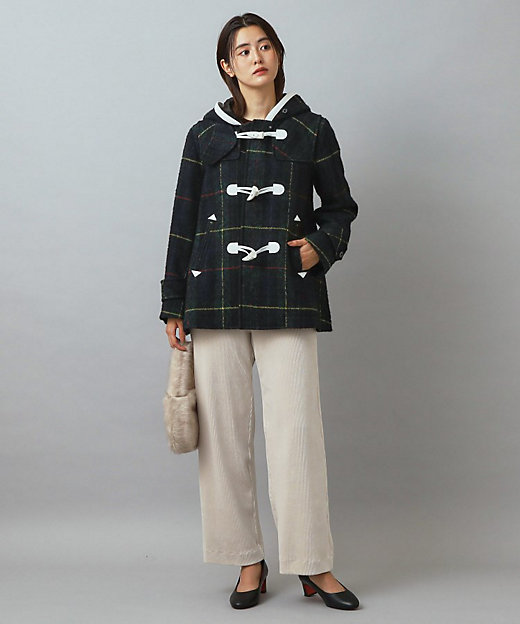 CLASSY．12月号掲載】タータンチェックショートダッフル