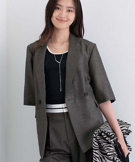 ライトダブルジャケット（2002540660） | INDIVI (Women