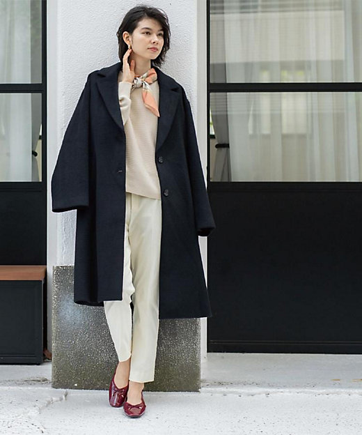 カシミヤブレンドウールチェスターコート（2002542078