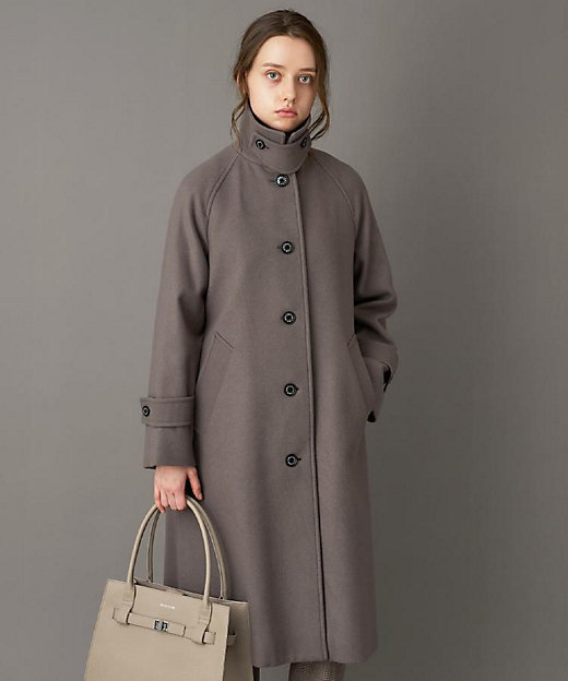 Super110sウールステンカラーコート（2002542461