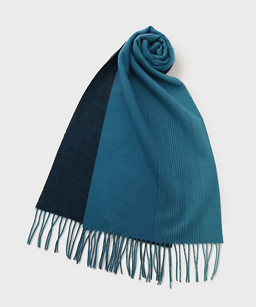 洗えるウールカシミヤ】グラデーションマフラー（2002556191