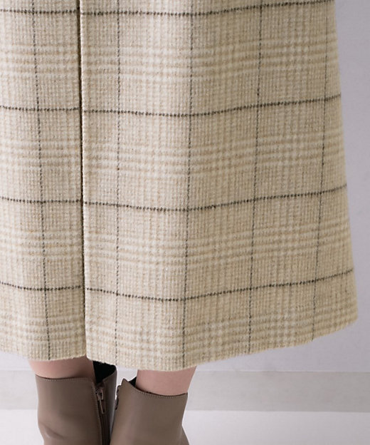 ふんわり／タイト見え】グレンチェックスカート（2002561499