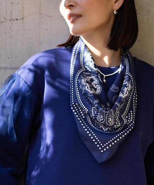 ペイズリーバンダナ柄スカーフ（2002586229） | Reflect