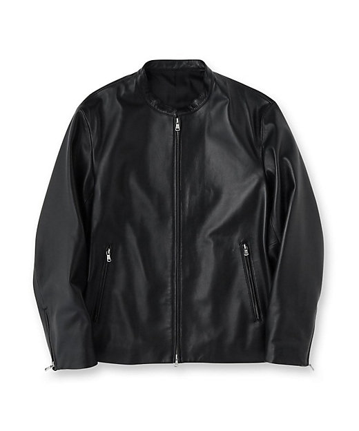 本革】ラムレザーシングルライダース（2002588663） | tk