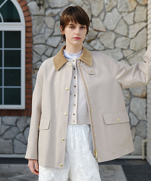 コットンポリエステルハンティングブルゾン（2002600413