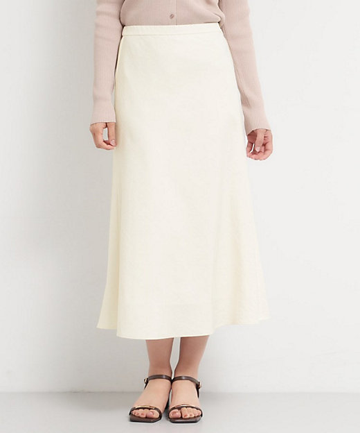 サテンフレアスカート（2002603307） | THE SHOP TK (Women