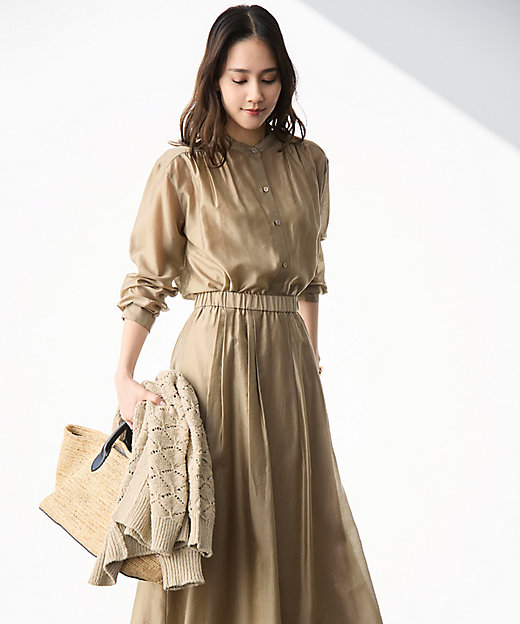 エアリーローンプレーン ブラウス（BLWMLM0318） | 自由区