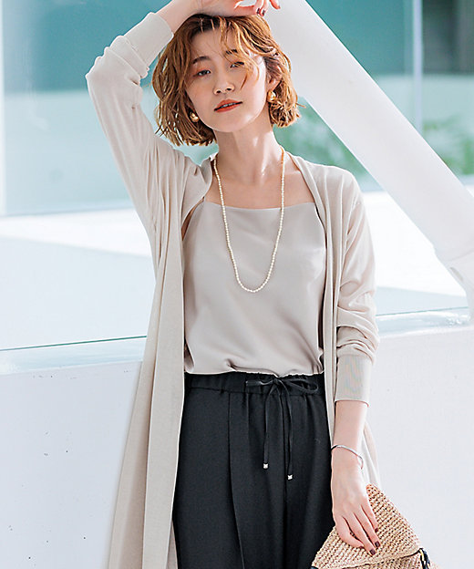 洗える】スムースサテン キャミソール（BLWOCM0607） | 23区