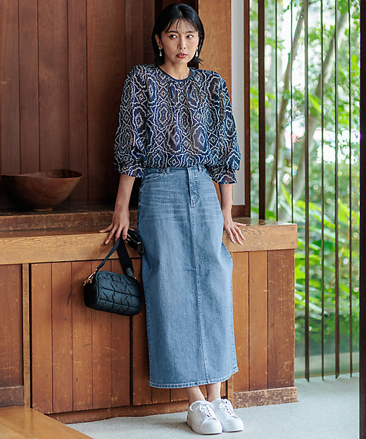 洗える】オーナメントプリント ブラウス（BLWOCA0305） | 23