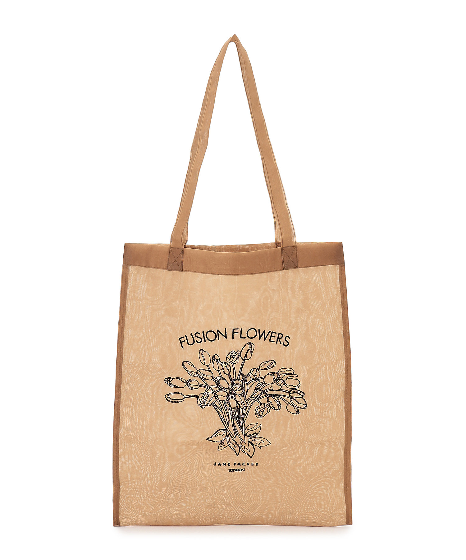 JANE PACKER コラボ フラワー刺繍 トートバッグ