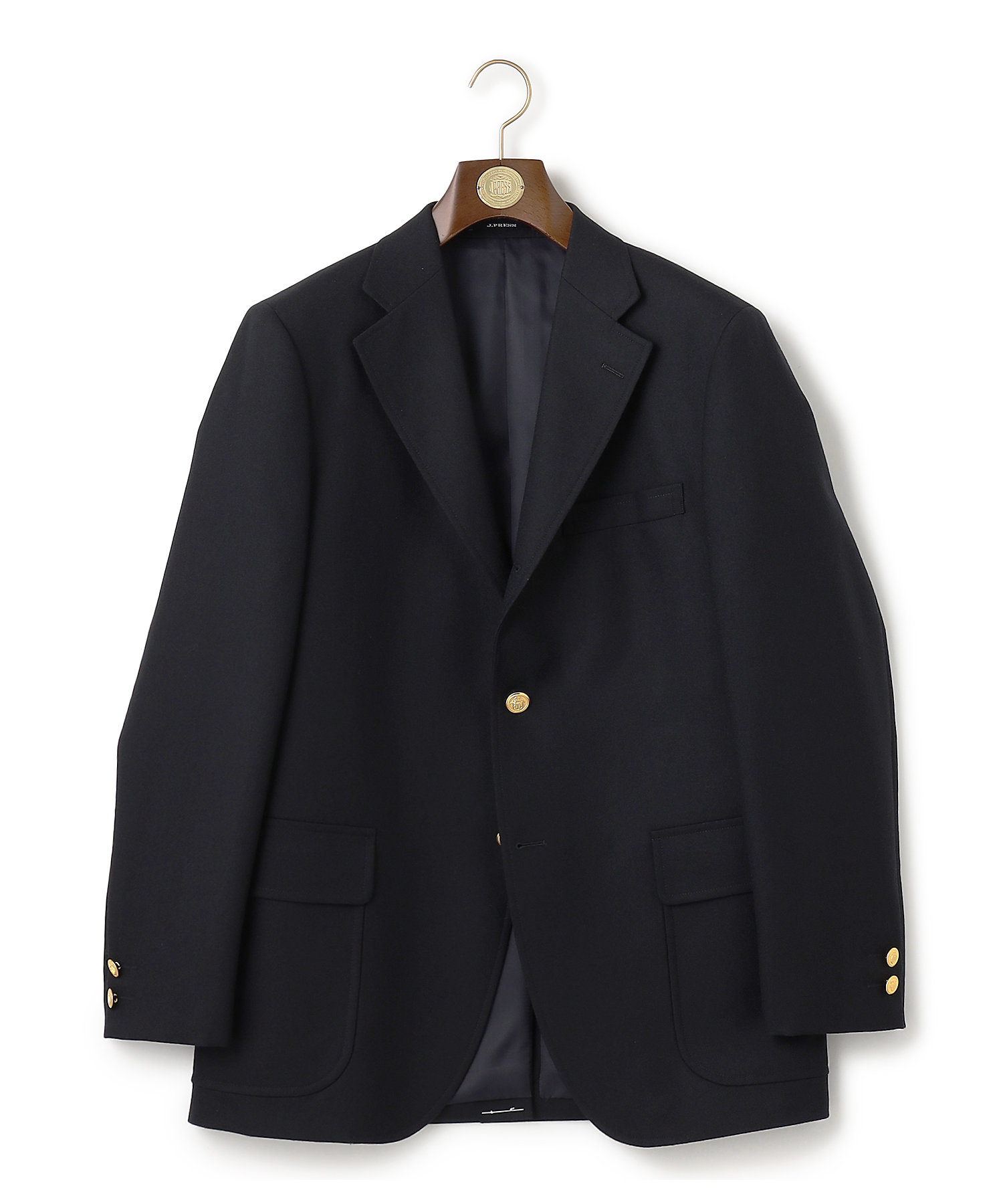 J．PRESS BASIC】ペピンメリノサキソニー 紺ブレザー ／ 総