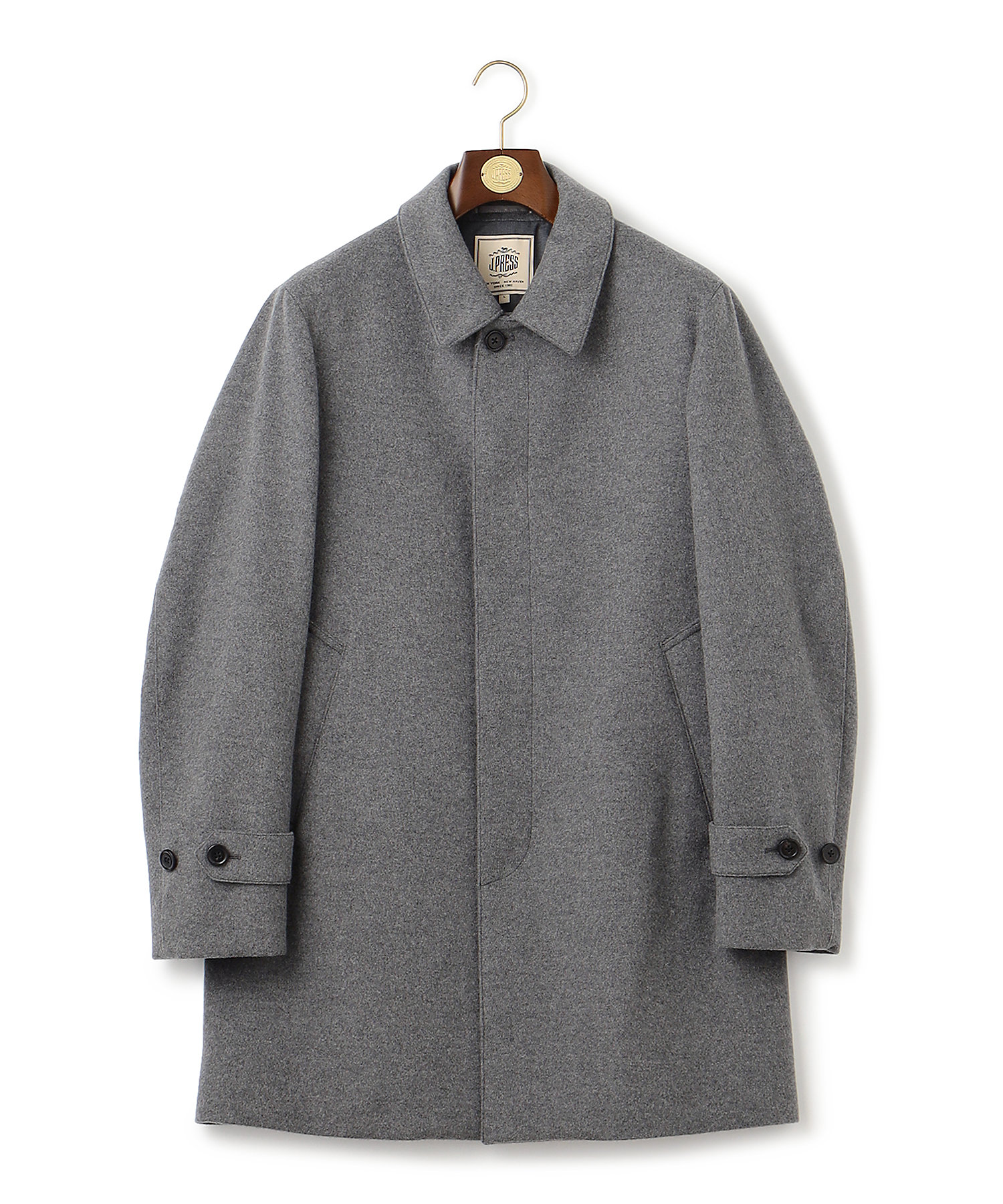 定番】ウールカシミヤビーバーステンカラーコート