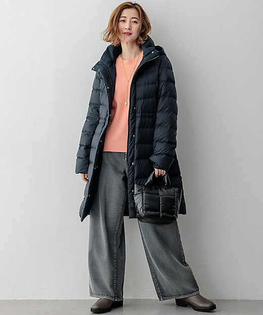 VERY掲載／新色追加】シレータフタ ロング ダウンコート