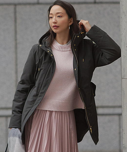 一部店舗限定／滝沢眞規子さん着用／撥水加工】ミリタリー フーデット