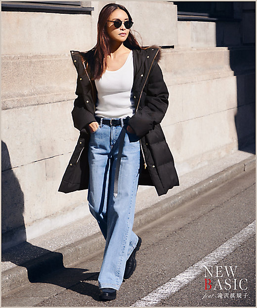 滝沢眞規子さん着用】リュクス ダウンコート（CMWWSW0513