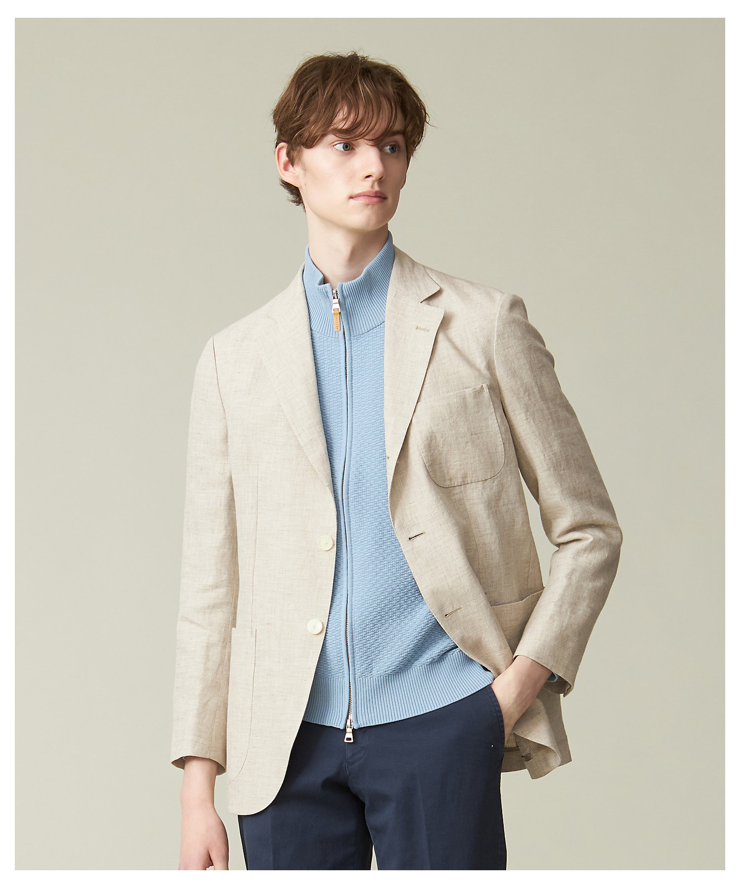 リネンキャンブリック ジャケット（JKOVCM0217） | J.PRESS