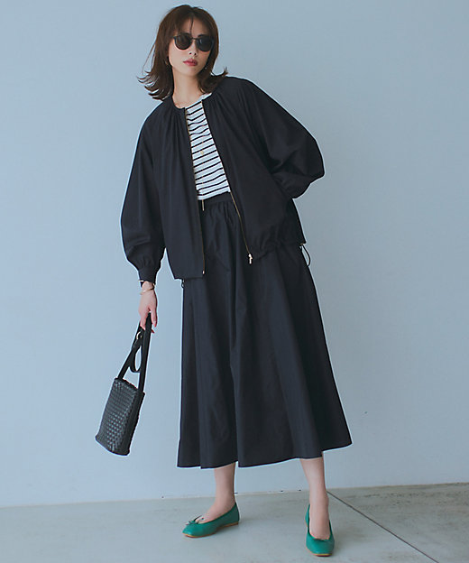 洗える／撥水加工】ナイロン2WAYストレッチ ブルゾン