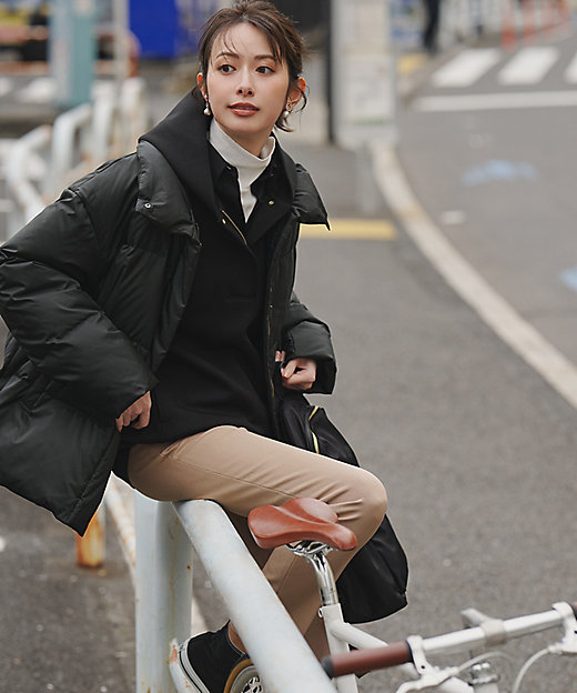 洗える】コットンエアーダンボール ドロスト フーディー