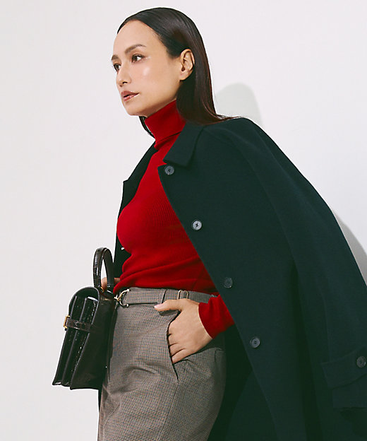 新色追加】エクストラファインメリノリブ タートルネックプルオーバー