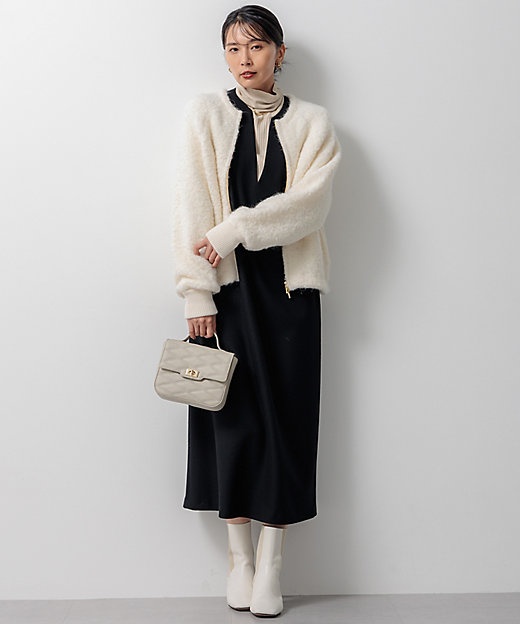 洗える】ブークレニット ブルゾン（KRWOCW0466） | 23区