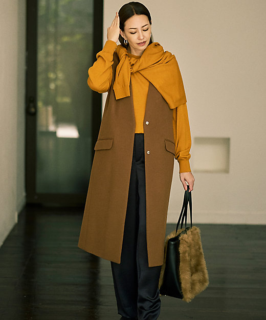 カタログ掲載】ファインウールカシミヤクルーネック ニット