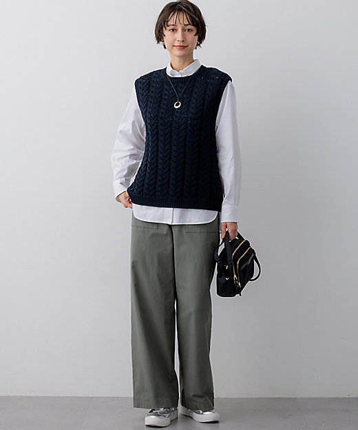 ケーブル ニットベスト（KRWSLS0254） | 23区 S (Women