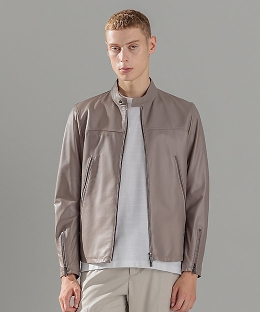 ライトラムナッパ レザー シングルライダース（LWJHCA0102