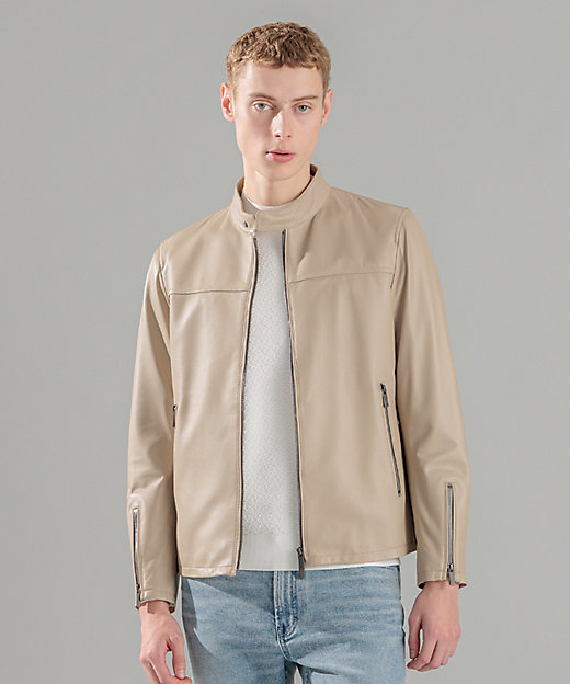 ライトラムナッパ レザー シングルライダース（LWJHGS0001