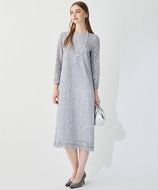 APPLAUDIR】モールフラワーレース ドレス