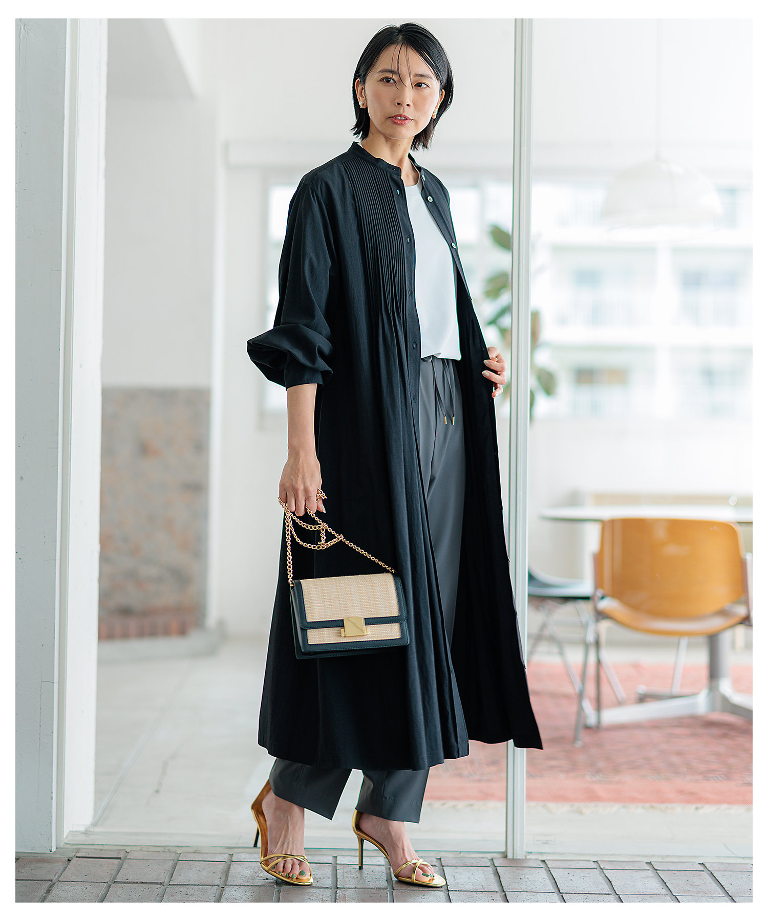 新色追加／洗える】ヴィンテージライトタフタ ブザム ワンピース