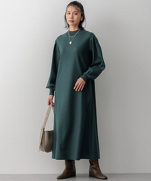 洗える】ウールミルドジャージー ワンピース（OPWOCW0430